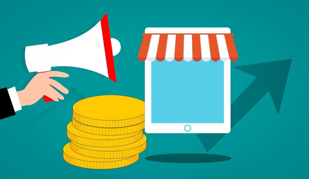 ecommerce, advertisement, business, announcement, buy, commerce, electronic, megaphone, online, earn, marketing, payment, tablet, store, retail, eshop, technology, profit, sale, internet, cartoon, promotion, idea, megaphone, eshop, eshop, eshop, eshop, eshop